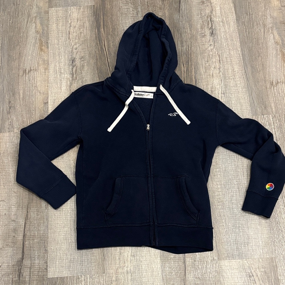 Hollister Navy Blue Women’s Hoodie size small